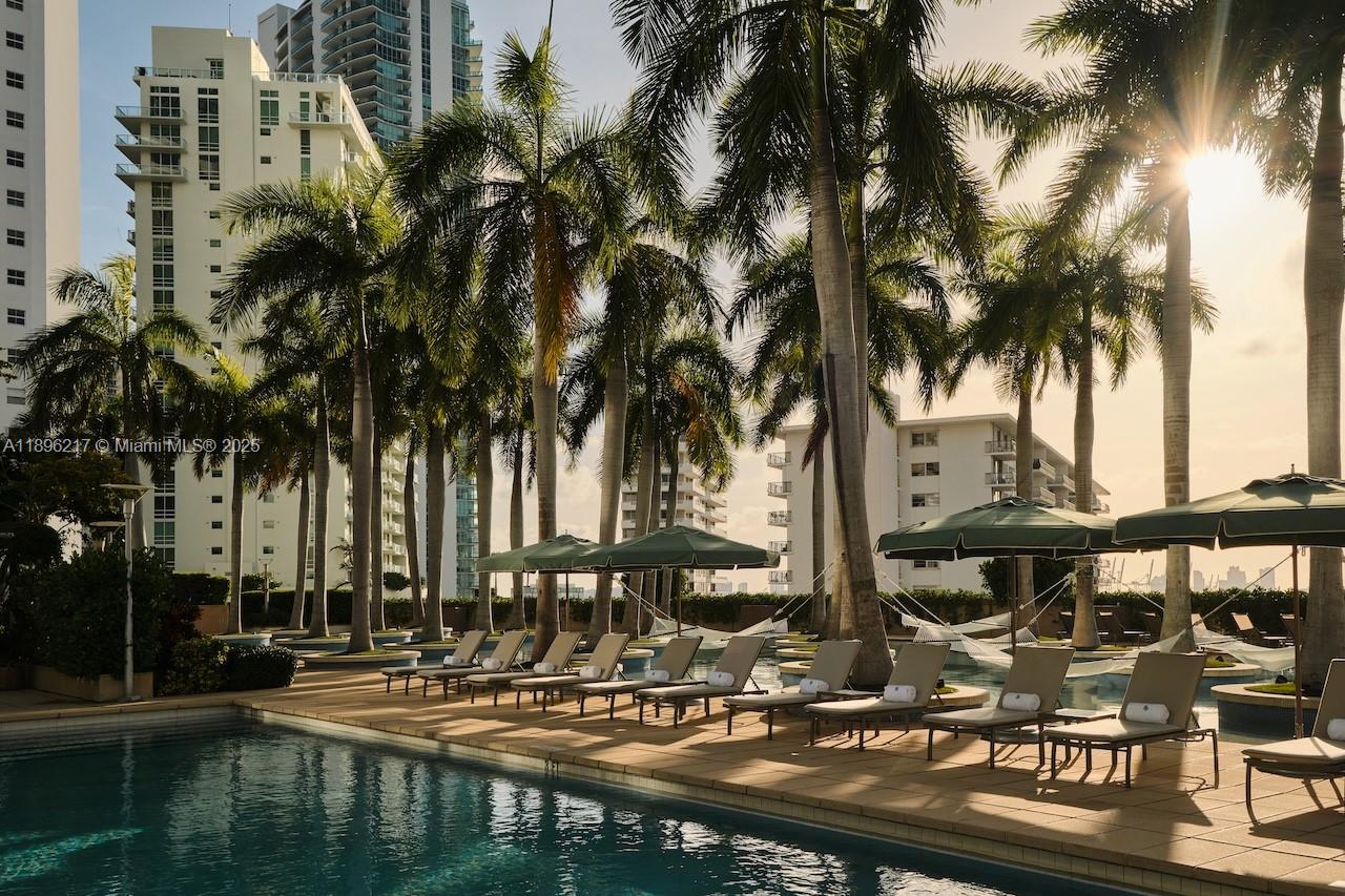 1435 Brickell Avenue, Unit 3603 Miami, FL 33131 - Photo 26 of 26 a view of swimming pool with chairs