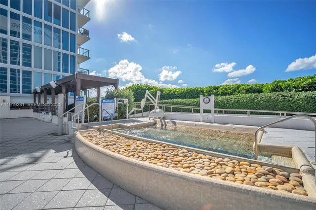 a front view of a building