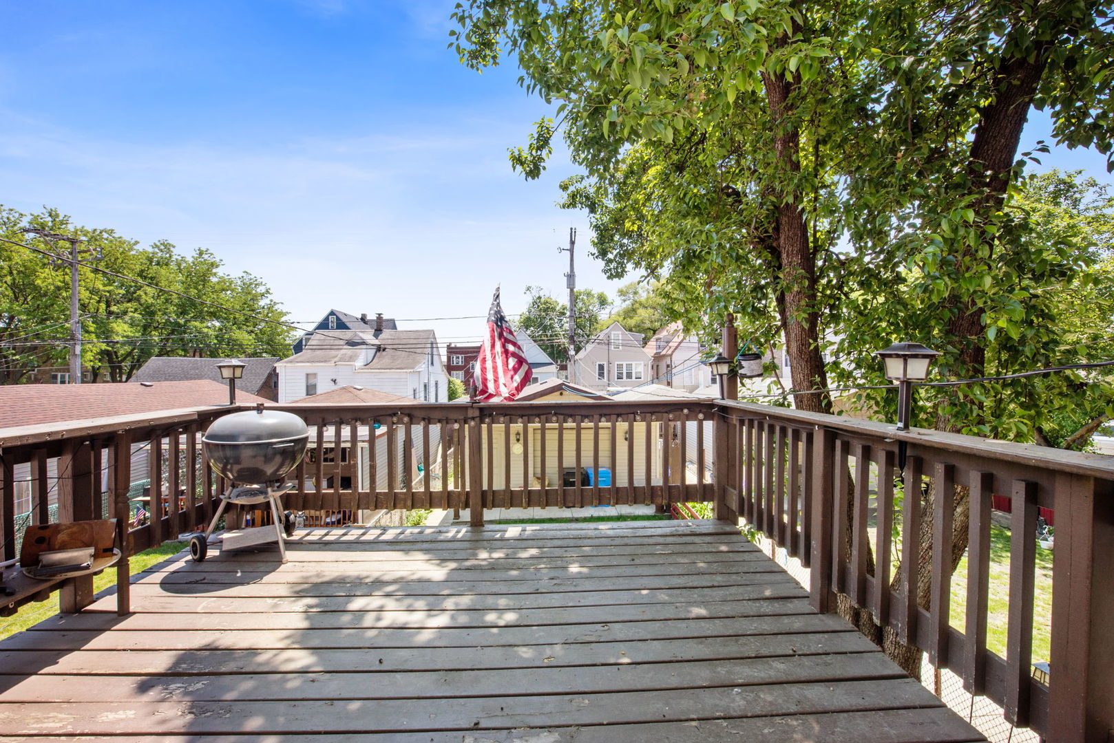 4411 West Haddon Avenue Chicago, IL 60651 - Photo 9 of 21 a view of balcony with wooden floor and seating space