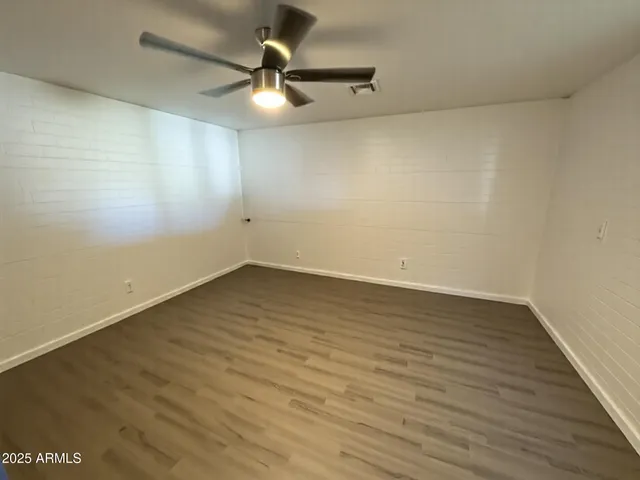 wooden floor in an empty room