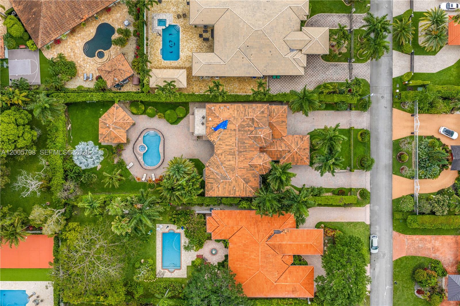 11071 Southwest 28th Street Miami, FL 33165 - Photo 69 of 78 an aerial view of a house with outdoor space swimming pool and outdoor seating