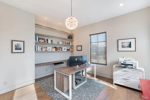 a house with a outdoor space