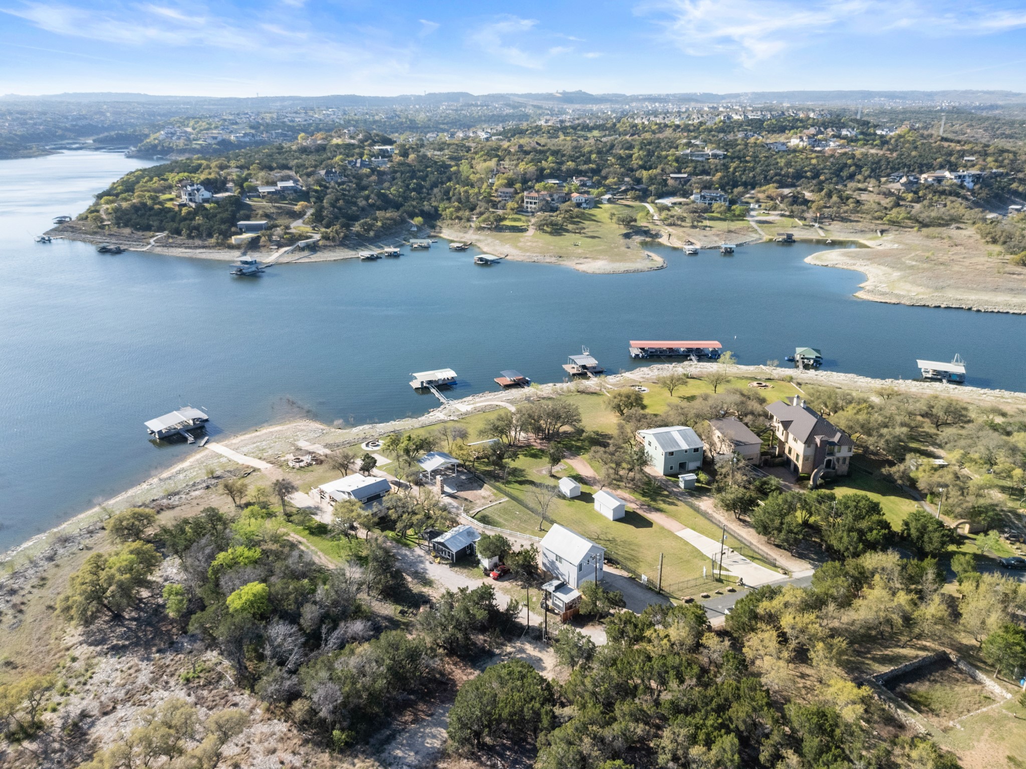 20005 Rod And Gun Club Road Spicewood, TX 78669 - Photo 38 of 39 Aerial view of property's location with a nearby body of water