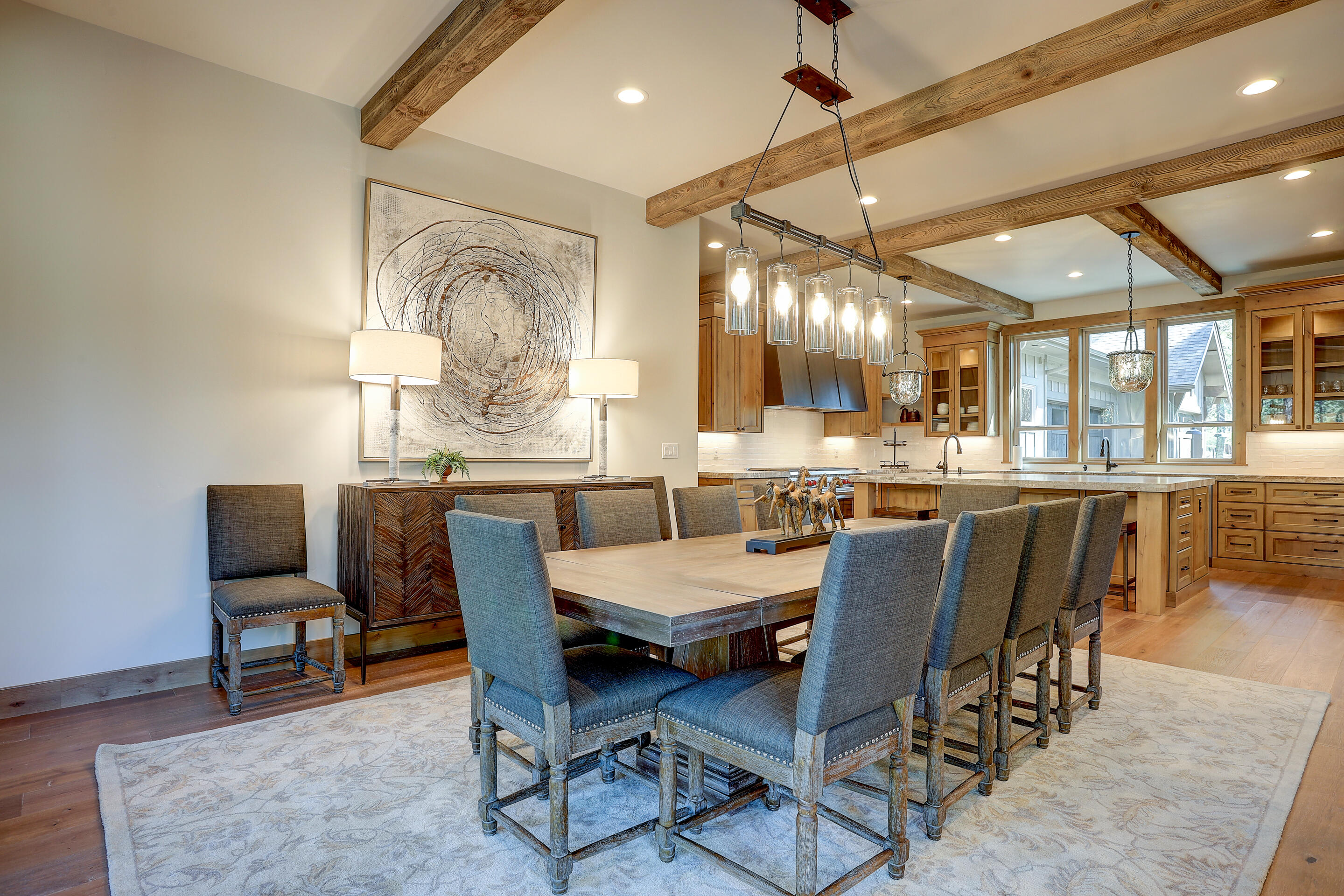 56248 Sable Rock Loop Bend, OR 97707 - Photo 5 of 87 Of all the rooms in a home, the dining room often feels the most special. While a lot of us may not use it every day, it?s where we gather to mark happy occasions and to entertain close friends.