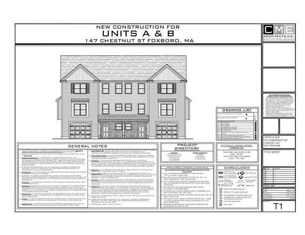 147 Chestnut Street, Unit B Foxboro, MA 02035 - Photo 2 of 4 a view of a building with a window
