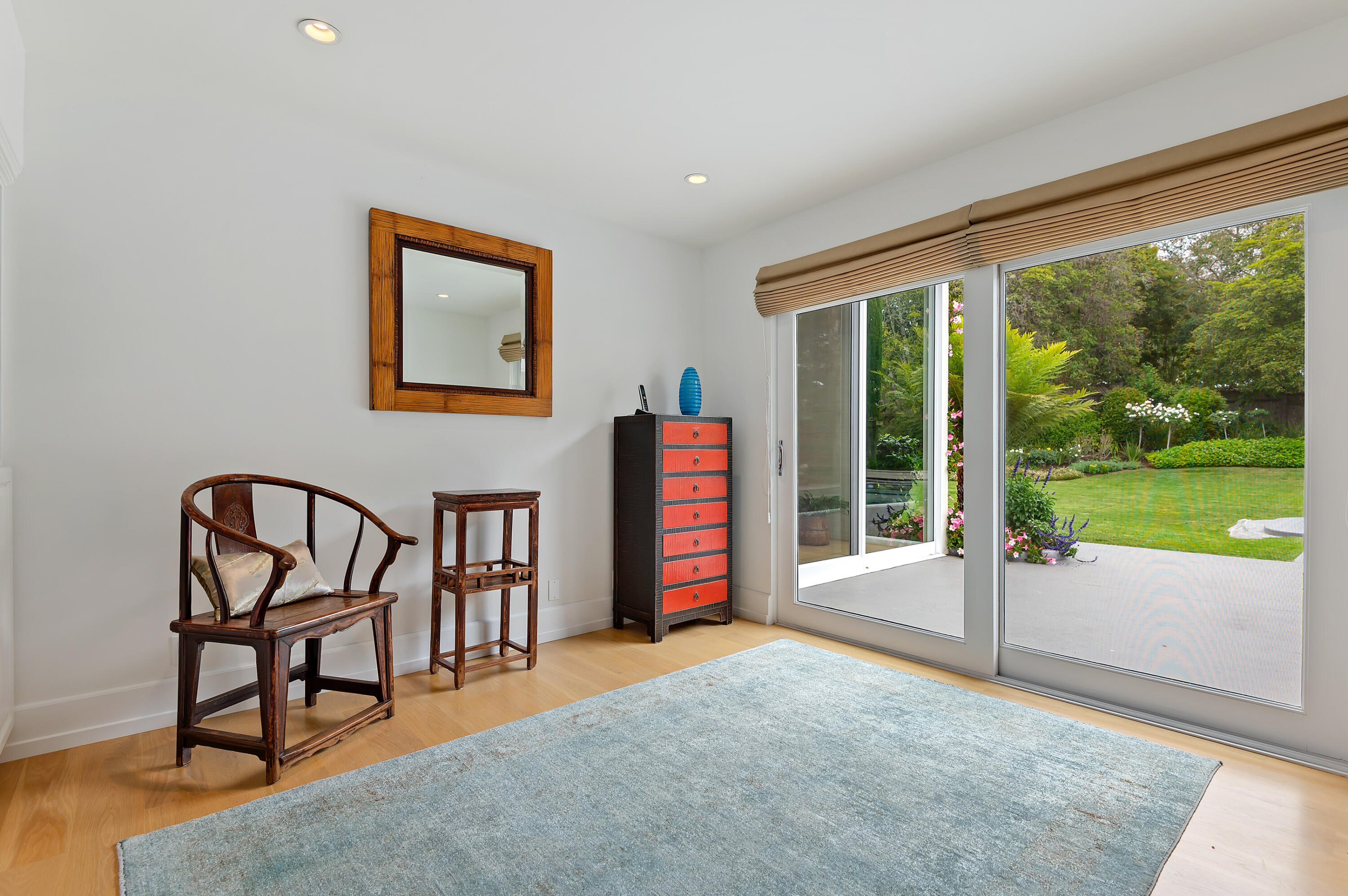 1 Middle Road Montecito, CA 93108 - Photo 14 of 30 a living room with furniture and a floor to ceiling window