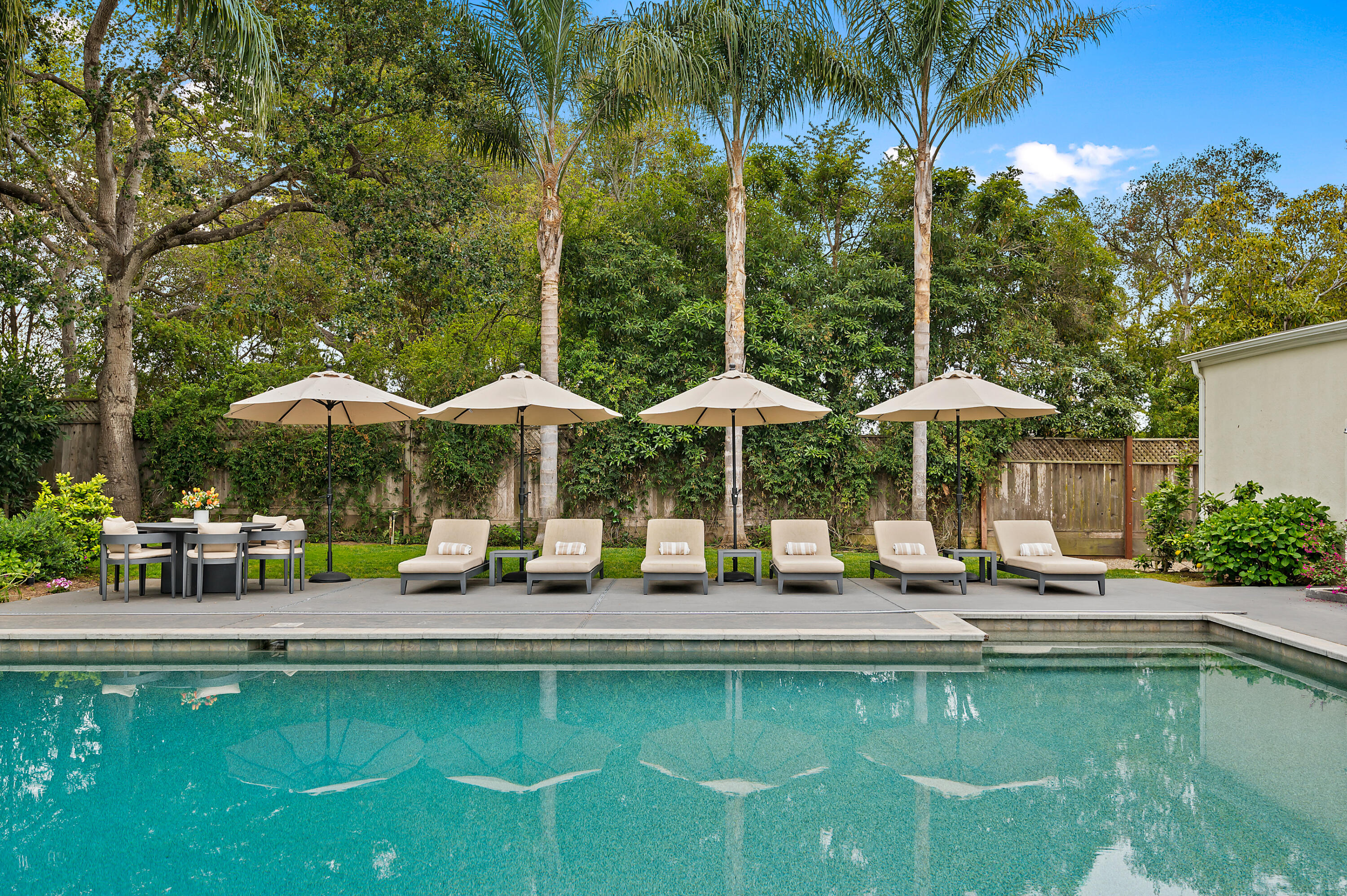 1 Middle Road Montecito, CA 93108 - Photo 22 of 30 a swimming pool view with a seating space