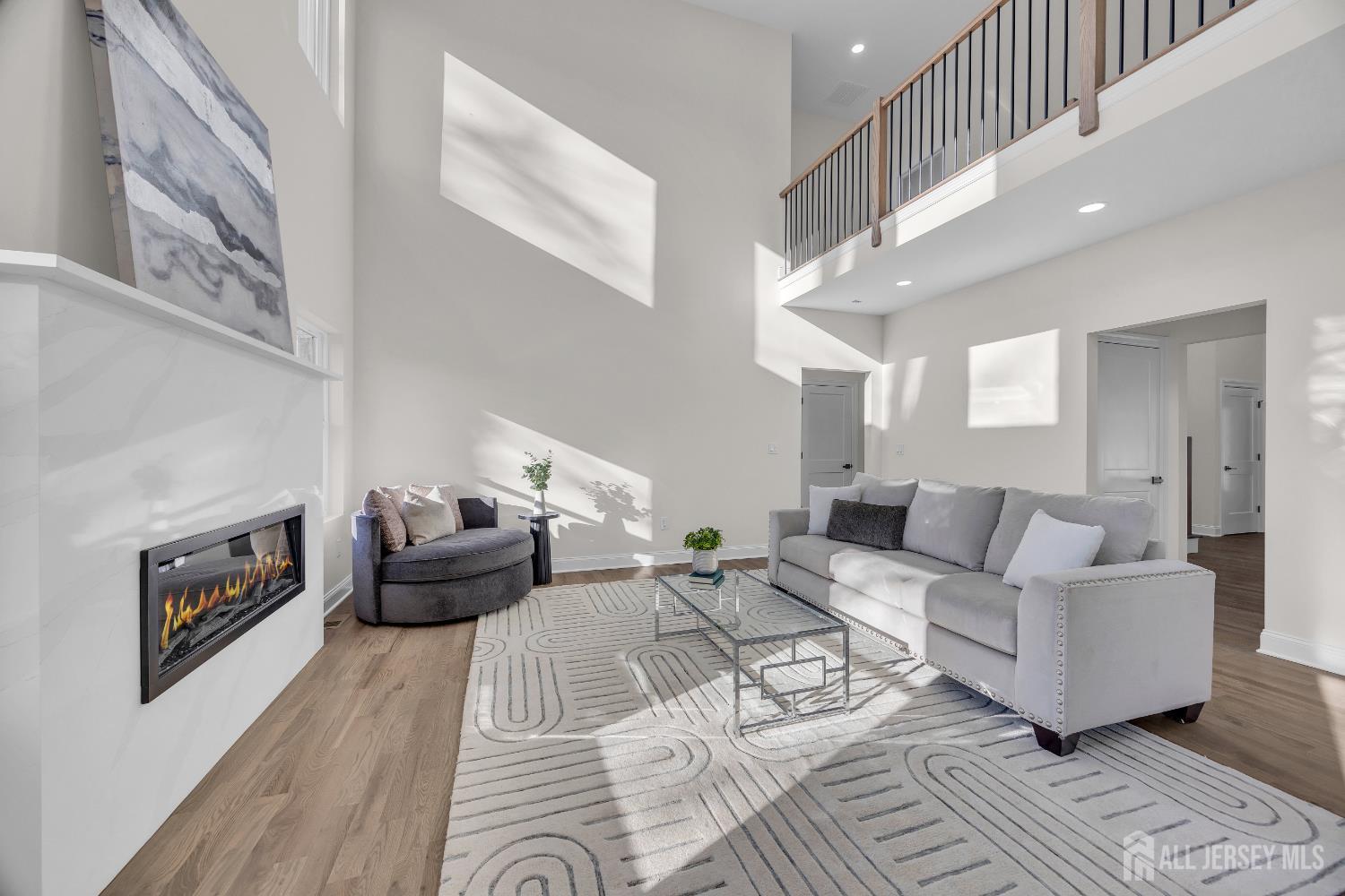 265 West Prescott Avenue Edison, NJ 08820 - Photo 12 of 56 a living room with furniture and a wooden floor