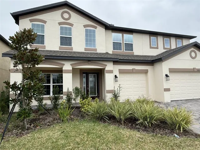 a view of a lake with houses