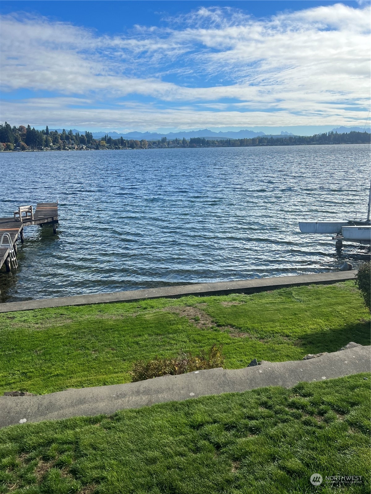 1811 Vernon Road Lake Stevens, WA 98258 - Photo 40 of 40 a view of a lake from a yard