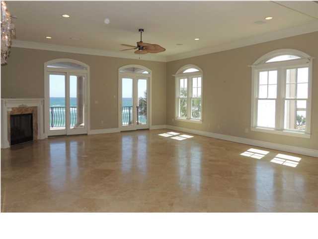 8708 Hwy Santa Rosa Beach, Unit B 30A Inlet Beach, FL 32461 - Photo 18 of 36 a open hall with a lot of dining space wooden floor and a fireplace
