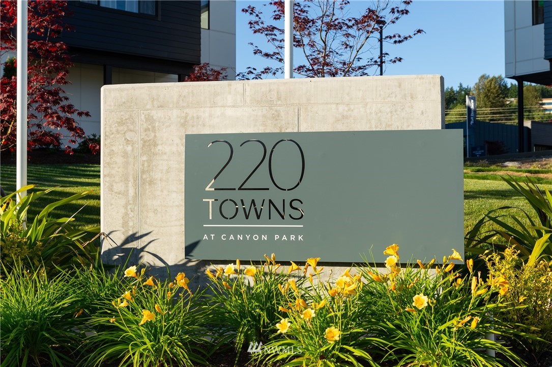 21711 25th (site 17) Street Southeast, Unit C Bothell, WA 98021 - Photo 10 of 10 a sign that is on a brick wall