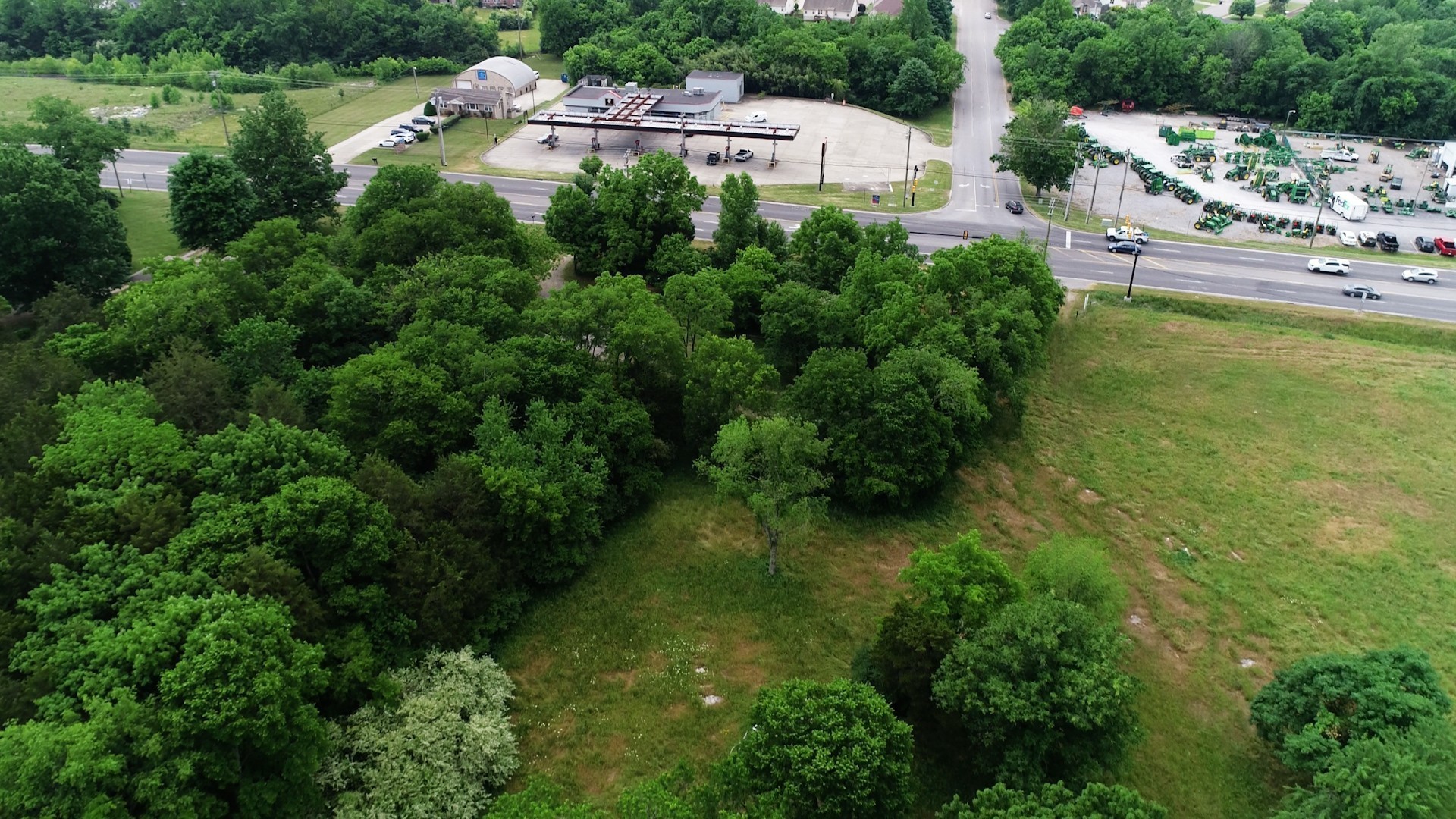10615 Lebanon Road Mount Juliet, TN 37122 - Photo 6 of 18 an aerial view of residential house with outdoor space and trees all around