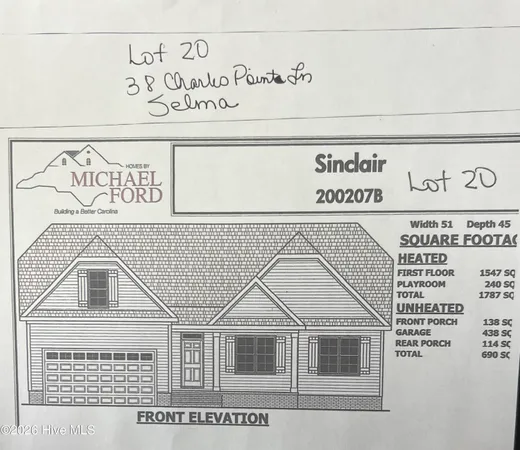 $384,900 | 38 Charles Point Lane, Selma, NC 27576