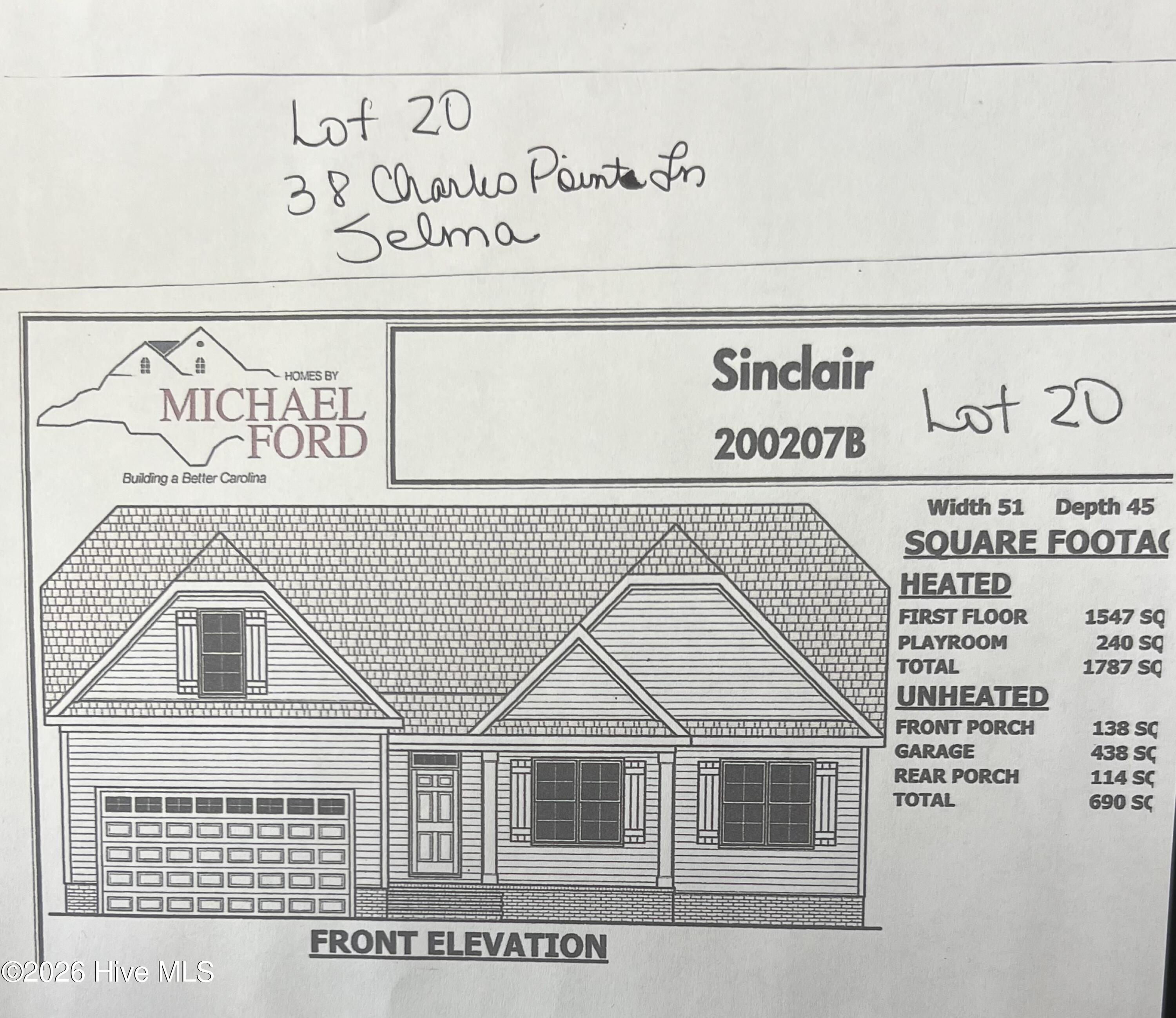 38 Charles Point Lane Selma, NC 27576 - Photo 1 of 3 Front