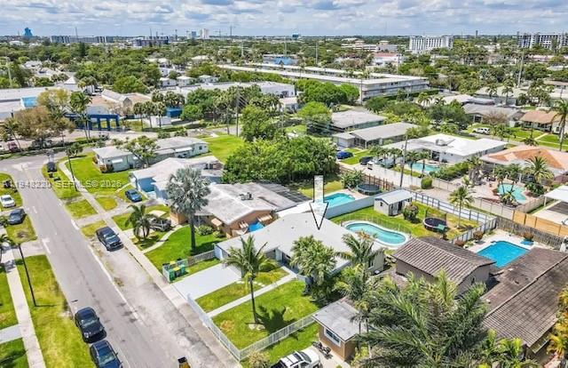 211 Southeast 3rd Street Dania Beach, FL 33004 - Photo 20 of 20 an aerial view of residential houses with outdoor space and swimming pool