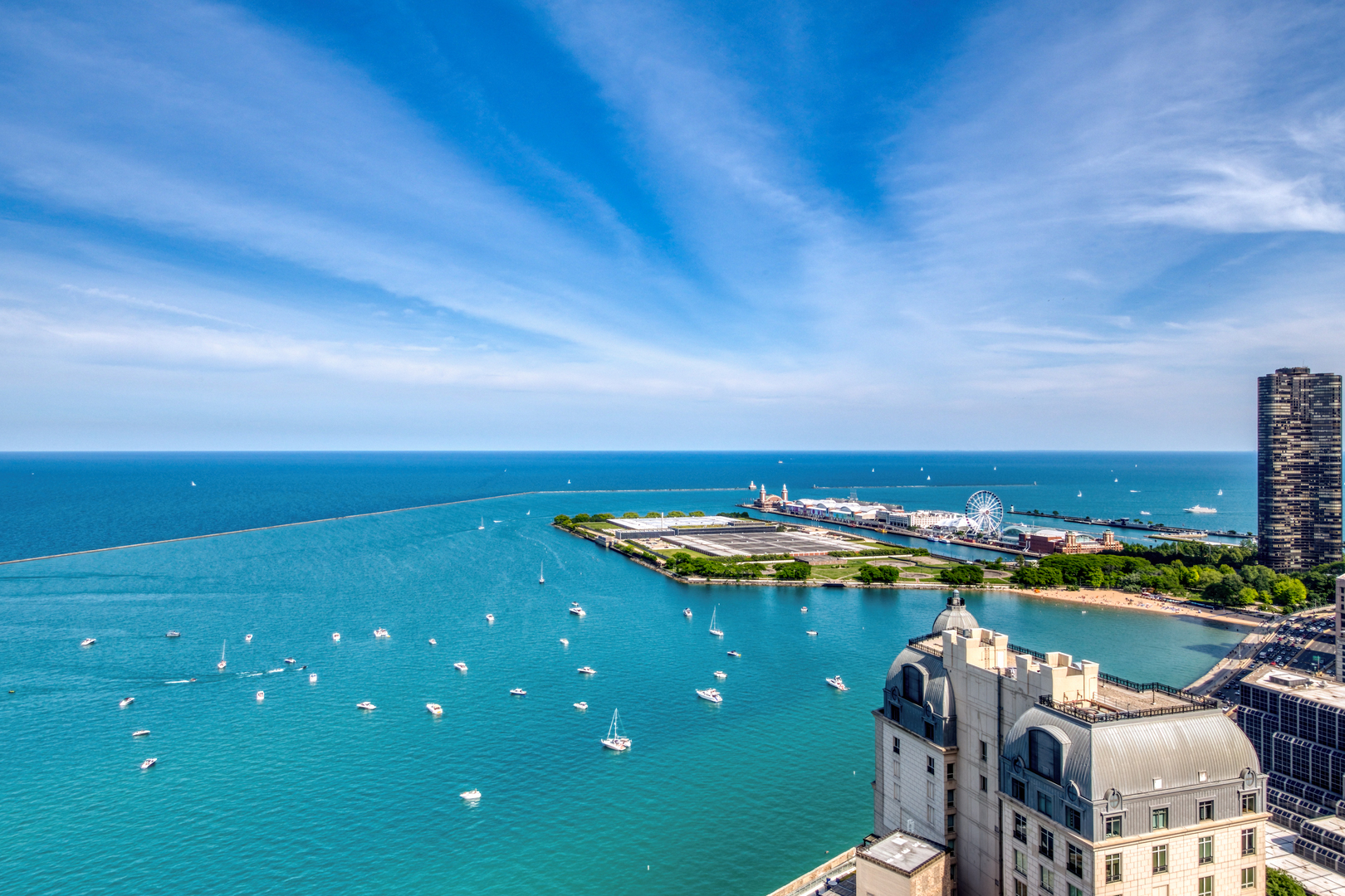 260 East Chestnut Street, Unit 2701 Chicago, IL 60611 - Photo 35 of 38 a view of a city