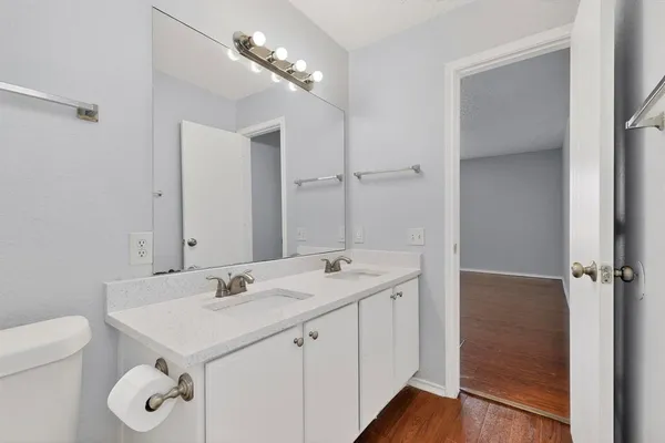 a bathroom with a sink and a toilet