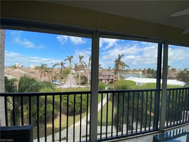 a view of city from a balcony
