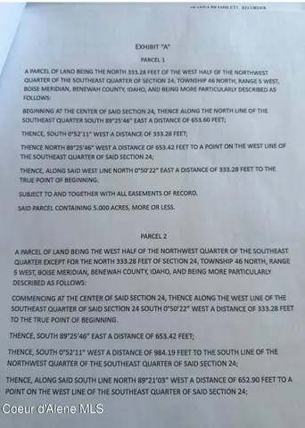 $290,000 | Nka Nka Treetop Lane, Plummer, ID 83851