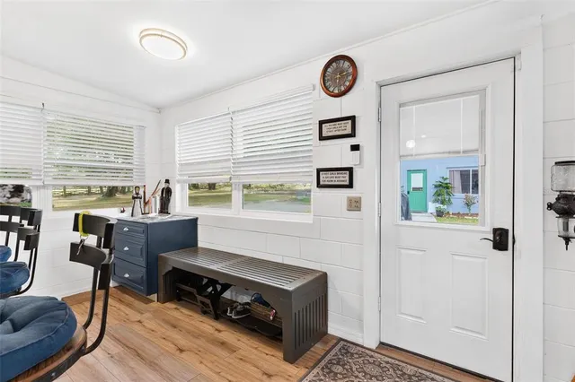 a view of a garage with cars