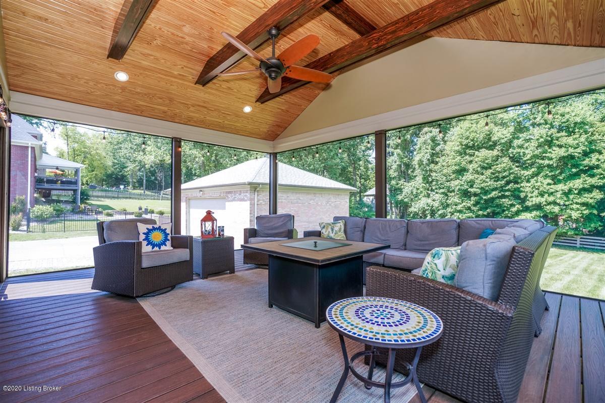 7509 Turner Ridge Road Crestwood, KY 40014 - Photo 20 of 59 New Spacious Screened In Porch
