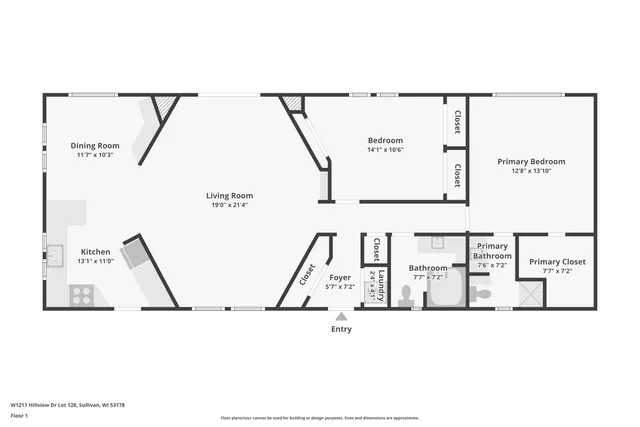 $47,500 | W1211 Hillview Drive, Unit 128, Sullivan, WI 53178