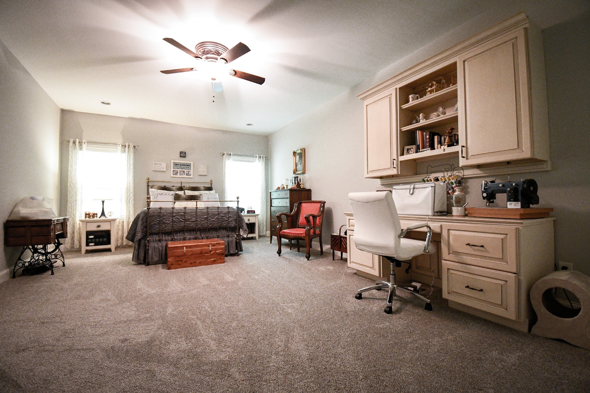 2848 Carpenter Bridge Road Columbia, TN 38401 - Photo 35 of 46 a bed room with furniture and a chandelier