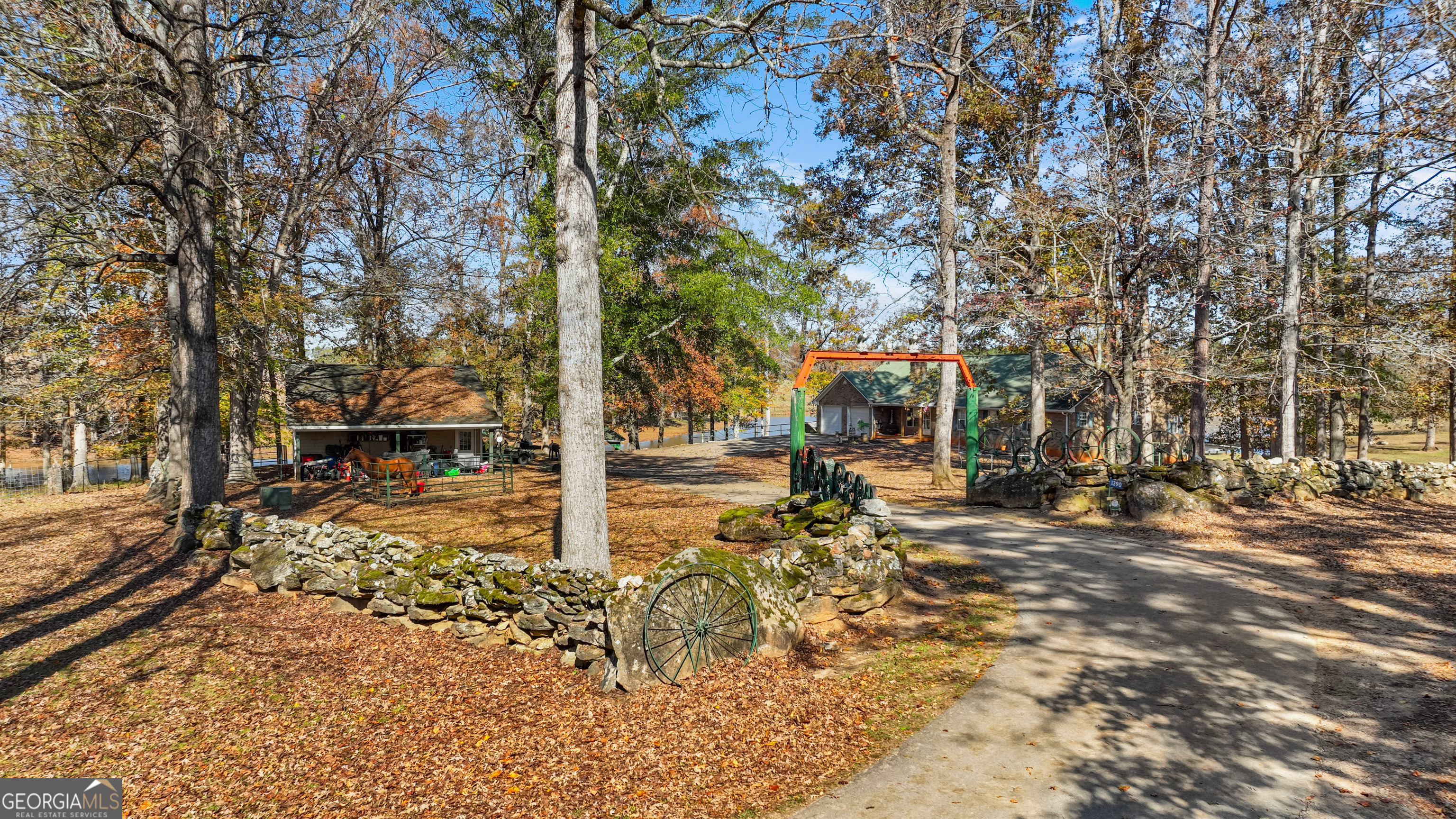 1390 Walker Road Madison, GA 30650 - Photo 55 of 64 a view of a park with large trees