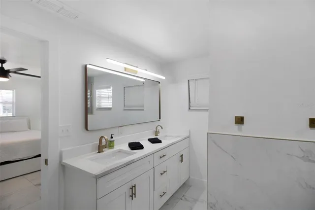 a view of livingroom with furniture and flat screen tv