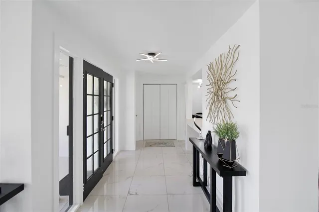 a kitchen with a stove and a microwave