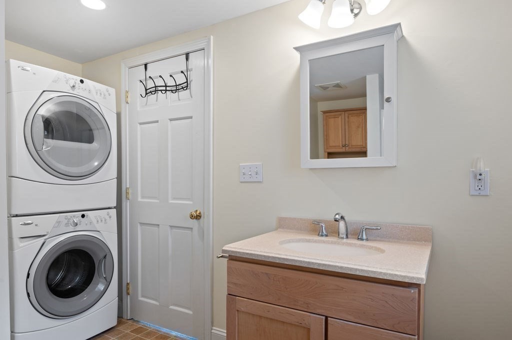 78 Southern Boulevard Newbury, MA 01951 - Photo 16 of 35 a utility room with sink dryer and washer