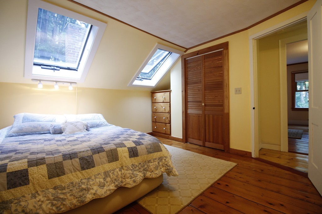 10 Judd Road Heath, MA 01339 - Photo 21 of 26 a bedroom with a bed and wooden floor