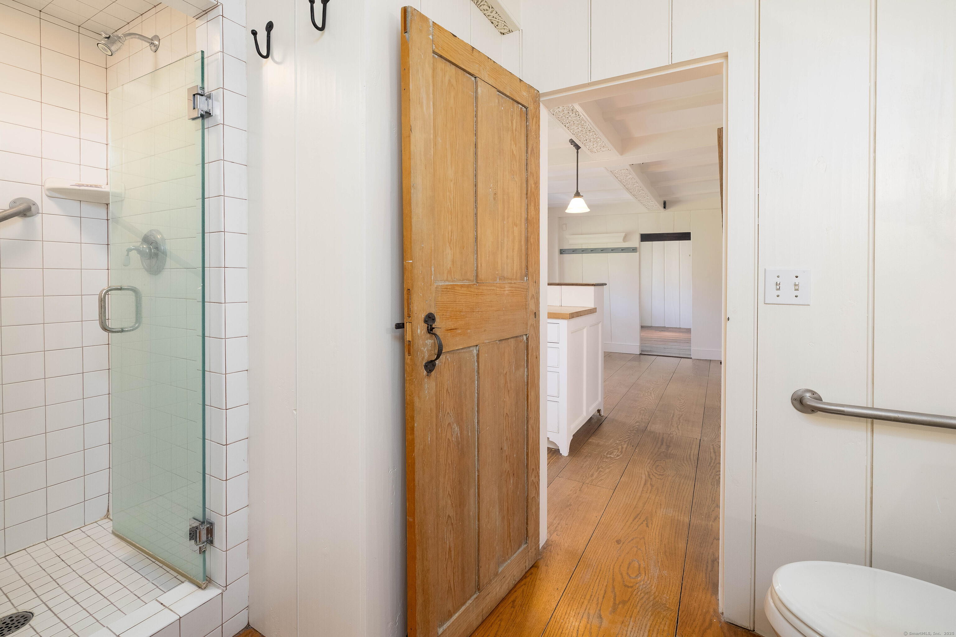 180 Green Hill Road Killingworth, CT 06419 - Photo 17 of 39 a bathroom with a shower and a toilet