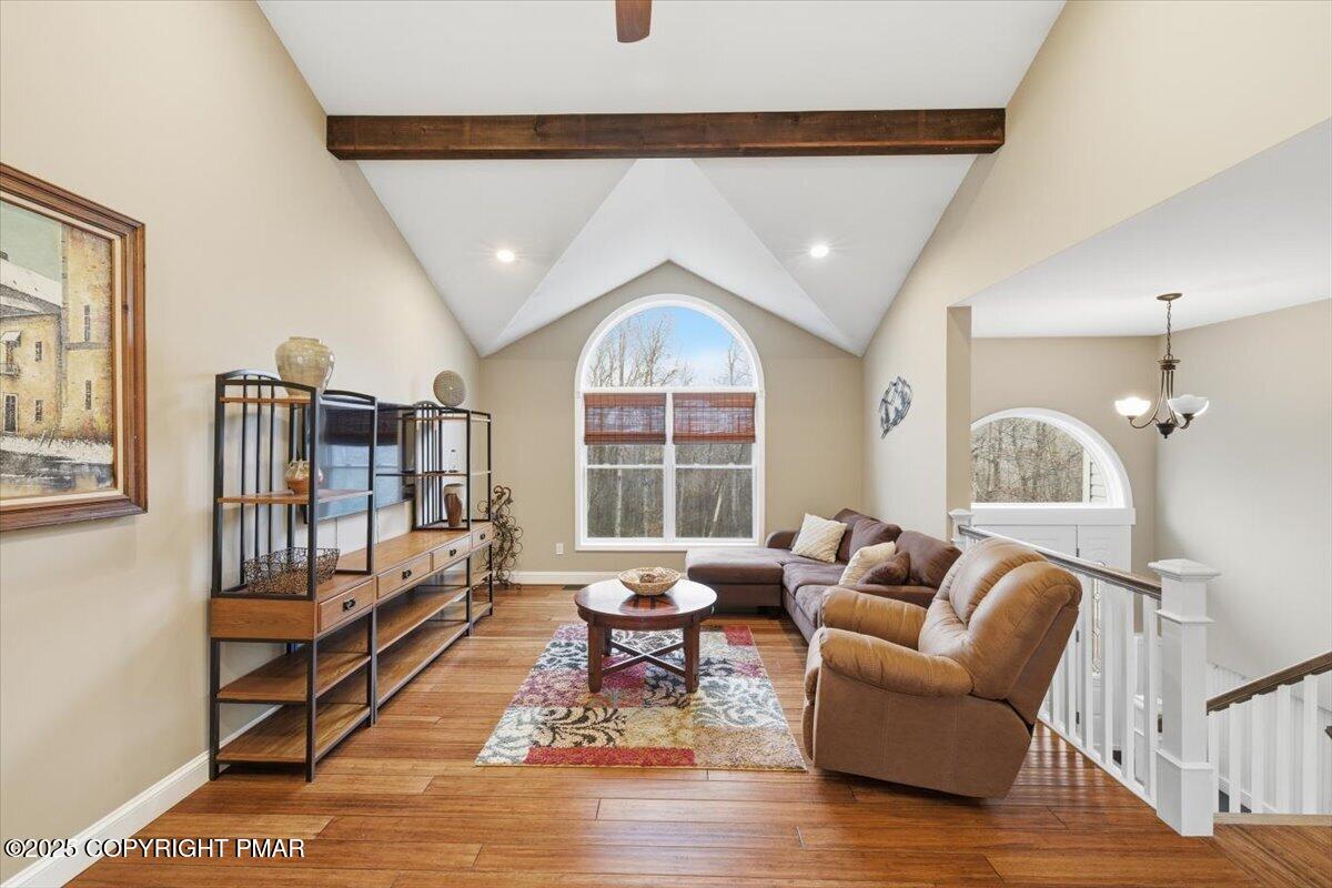 126 Snyder Lane Scotrun, PA 18355 - Photo 3 of 22 a living room with furniture and a large window