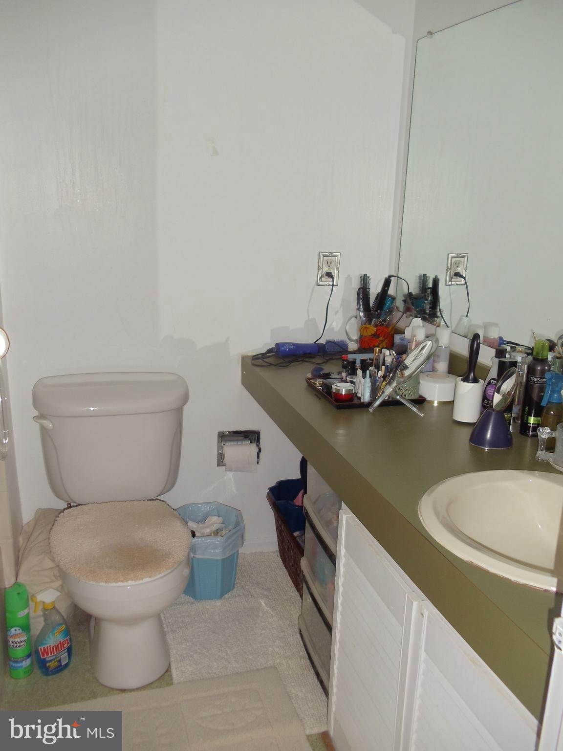 2186 Golf Course Drive Reston, VA 20191 - Photo 20 of 30 a bathroom with a sink toilet and a mirror