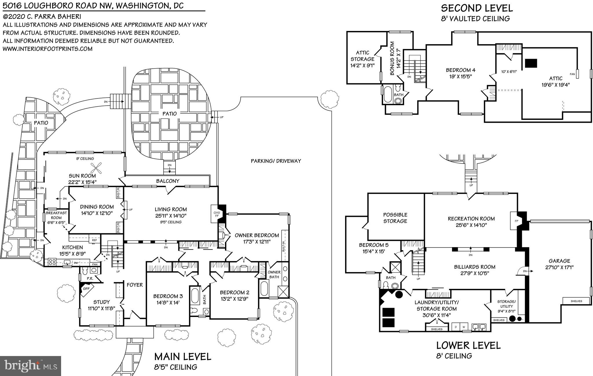 5016 Loughboro Road Northwest Washington, DC 20016 - Photo 39 of 39 Floor Plan