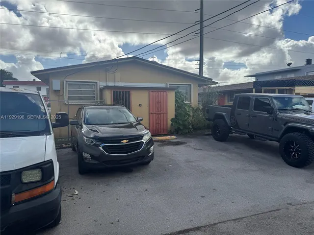 a car parked in garage