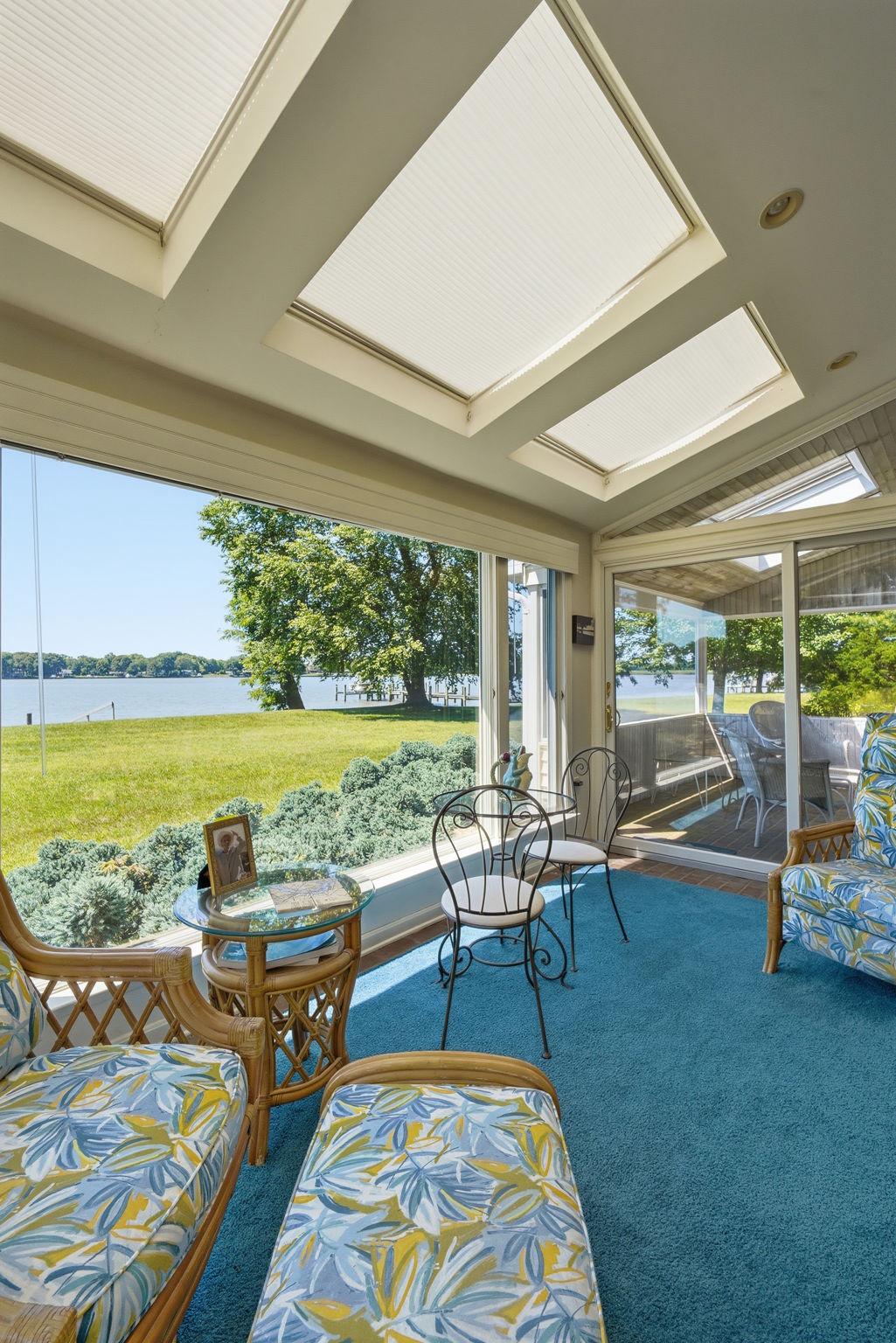 202 Royston Shores Road Chestertown, MD 21620 - Photo 17 of 72 Serene lakeside sunroom retreat.