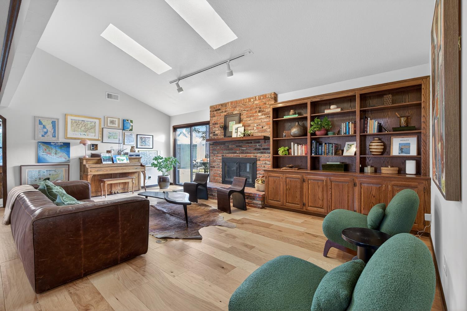 2348 Eilers Lane Lodi, CA 95242 - Photo 6 of 46 a living room with furniture and a fireplace