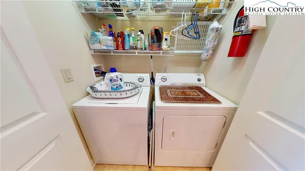 a close view of water heater room