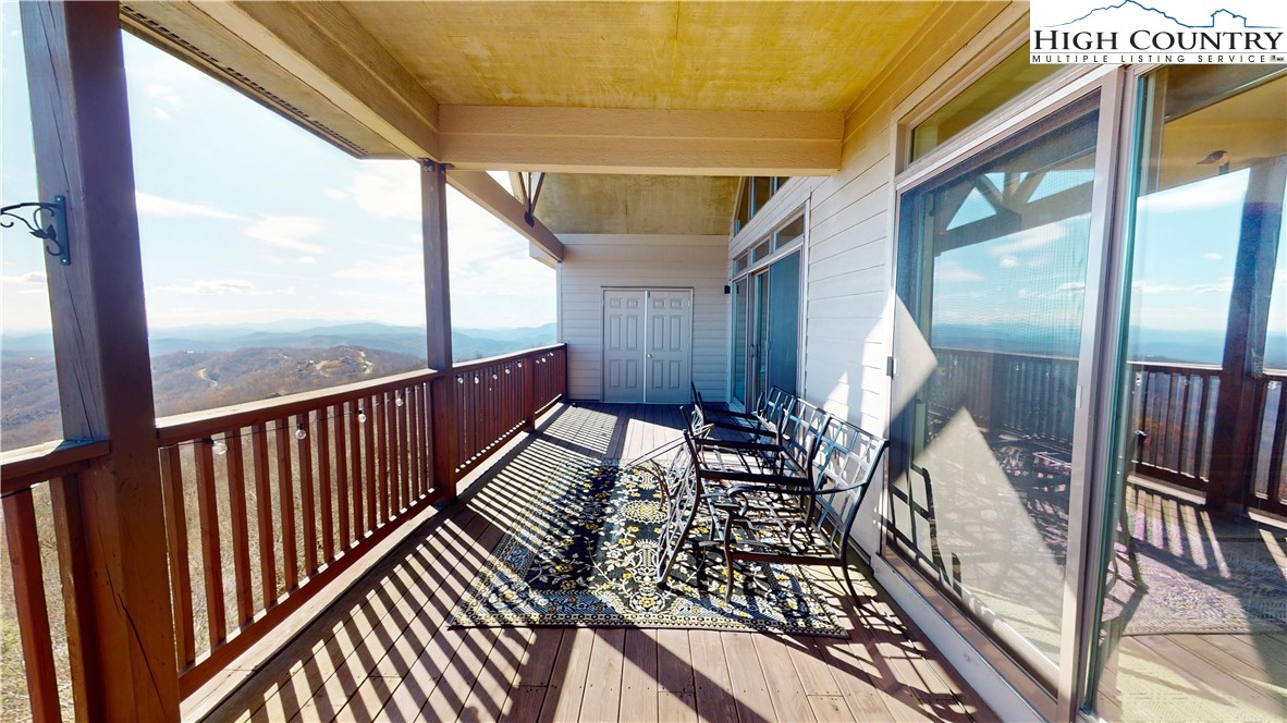 200 Trails End, Unit 36A Sugar Mountain, NC 28604 - Photo 31 of 35 a view of balcony with wooden floor