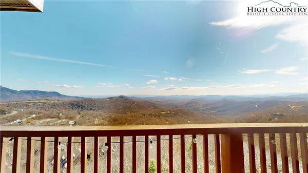 a view of city and mountain