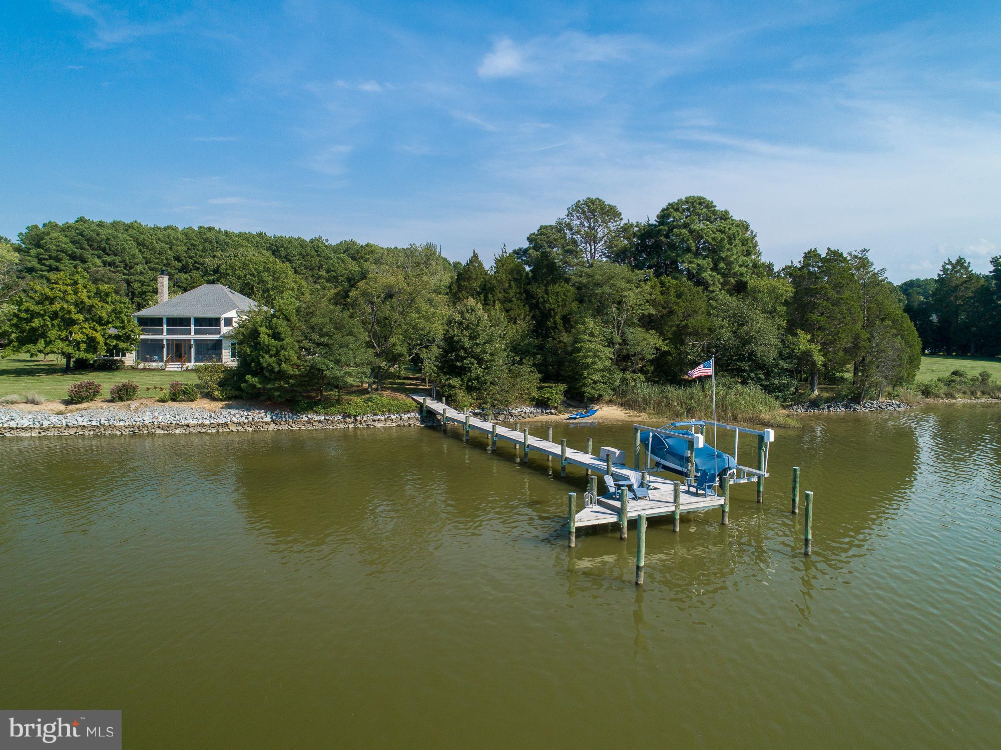25452 Chance Farm Road St. Michaels, MD 21663 - Photo 23 of 30 Private Pier with Boat Lift