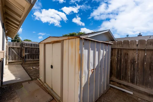 a view of a potted plants in front of a building