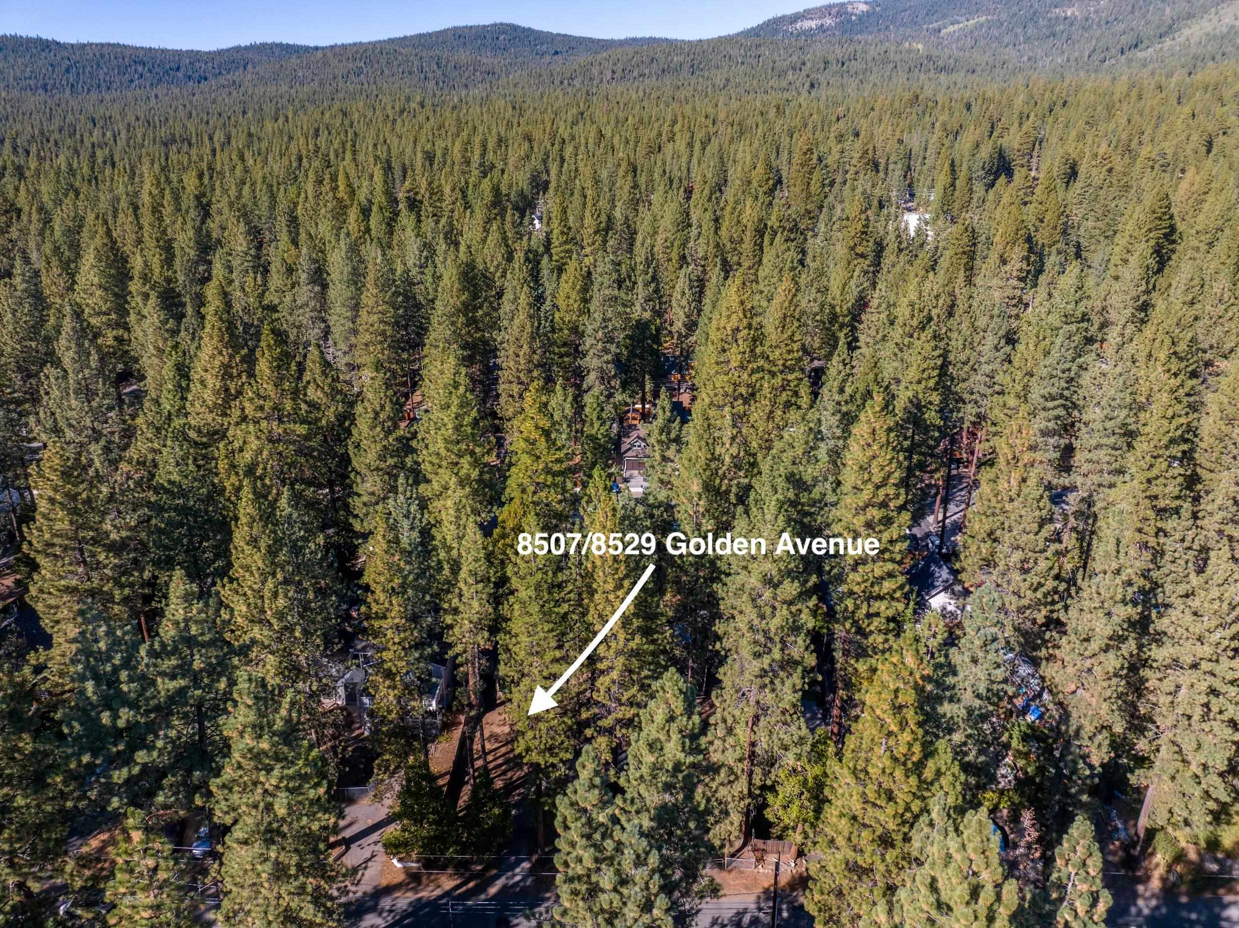 8529 Golden Avenue Kings Beach, CA 96143 - Photo 3 of 10 a view of a forest with mountains in the background