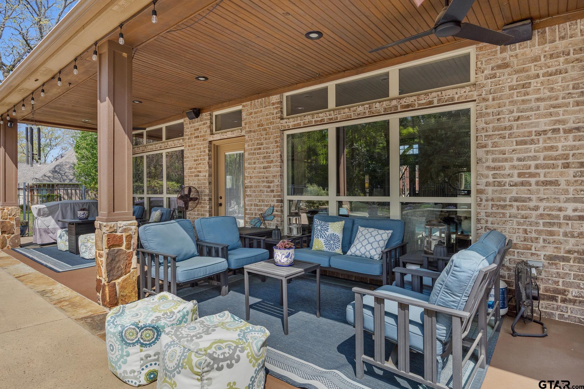 5875 Stonegate Trail Tyler, TX 75703 - Photo 32 of 47 a outdoor living with patio furniture