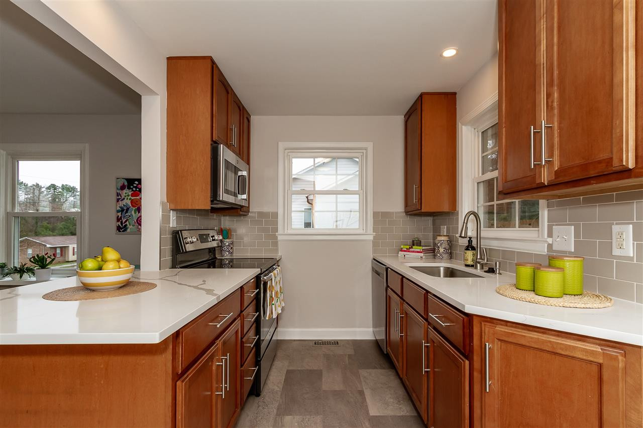 1321 Marlborough Road Raleigh, NC 27610 - Photo 7 of 23 Kitchen with Kraftmaid Cabinets