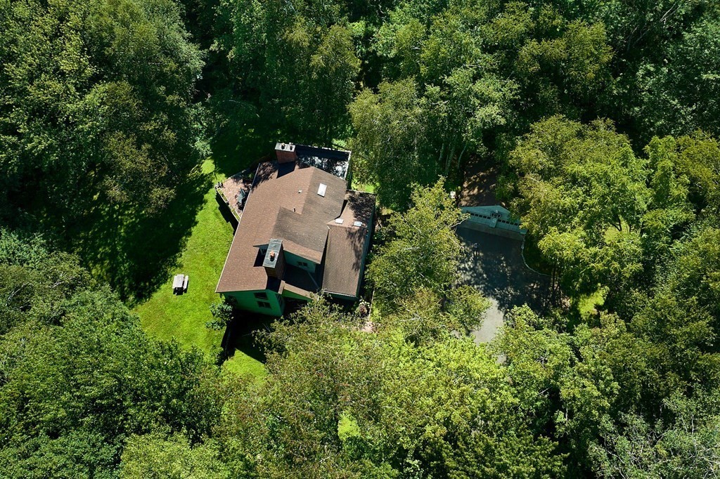 640 Kennedy Road Northampton, MA 01053 - Photo 5 of 42 an aerial view of a house with yard and outdoor seating