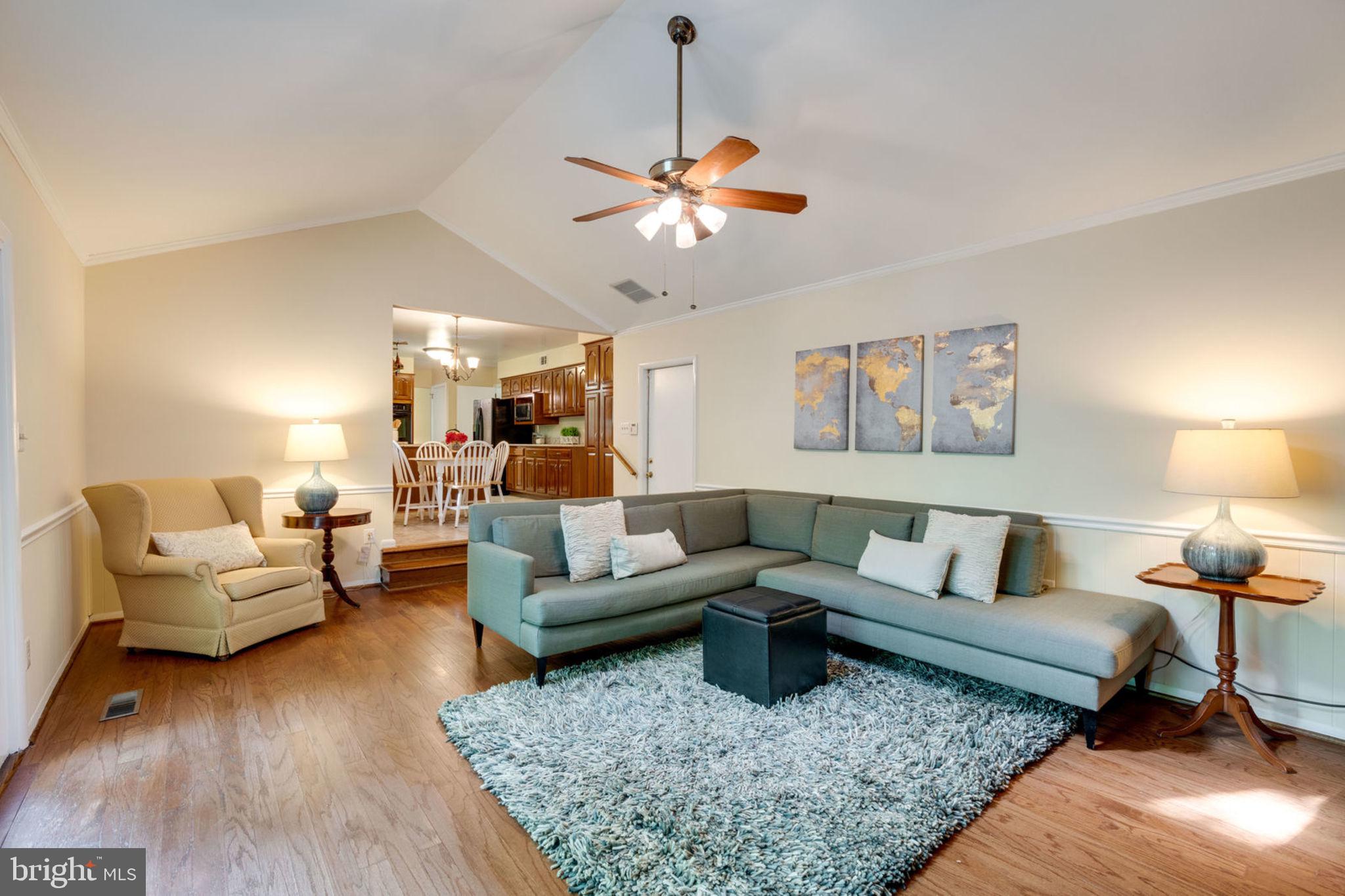 8504 Shadeway Place Springfield, VA 22153 - Photo 5 of 31 Vaulted Ceilings in Family Room